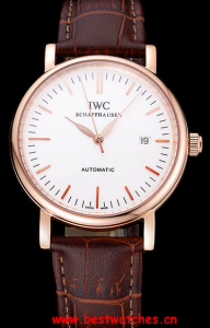 IWC Portugieser White Dial Rose Gold Replica watches